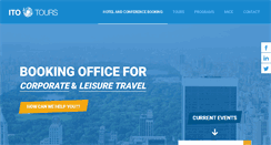 Desktop Screenshot of itotours.com